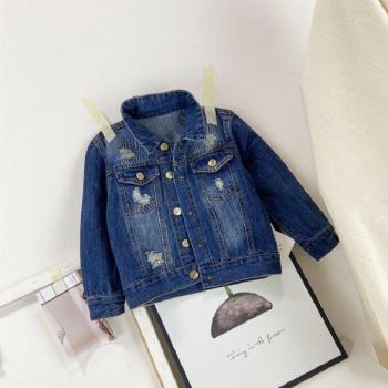 Children's Denim Coat for Spring and Autumn
