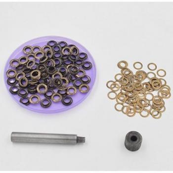 100 Metal Eyelets for Crafts