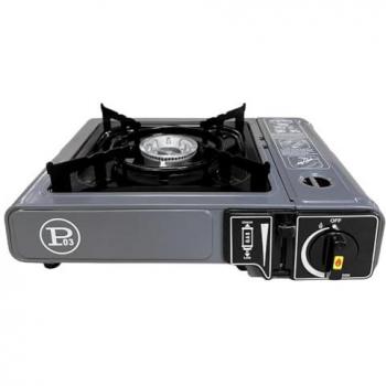 Réchaud Portatif à Gaz 2200 W, 1 Feu, Allumage Piézo – Cartouche Butane – Idéal Randonnée & Camping INTEC
