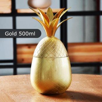 Copper Gold Pineapple Mug 900ml