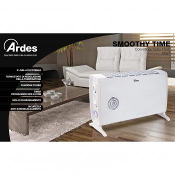 Ardes AR4C05T Smoothy Time Turbo Termoconvettore Ventilato con Timer e 3 Potenze,