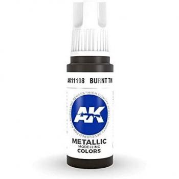 AK Interactive Burnt Tin Acrylic 17mL