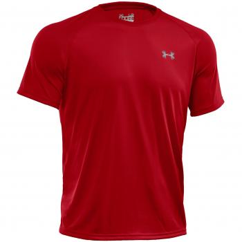 Under Armour, Ua Tech Ss Tee, T-Shirt Uomo, Rosso (Red/White 600), M