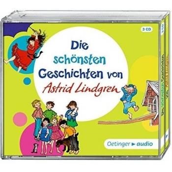 Die schönsten Geschichten von Astrid Lindgren (3CD): Lesungen und Hörspiele, ca. 150 Min.