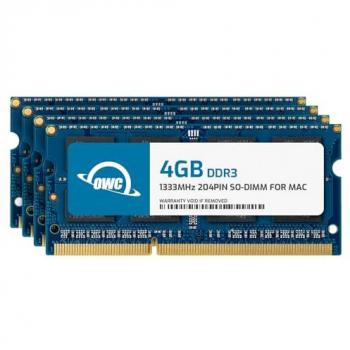 Upgrade RAM OWC 16 GB per iMac Mid‑2012 – 4x4 GB DDR3‑PC10600 (1333 MHz) SO‑DIMM, Blu