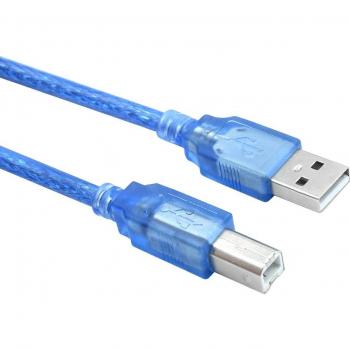 Câble USB 2.0 A mâle à B mâle Transparent