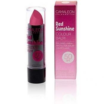 Pintalabios Camaleon Balsamo Labial Rojo Sol Brillante Spf 50