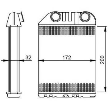 NRF 54287 Riscaldatore abitacolo