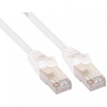 InLine Patchkabel, SF/UTP, CAT5e, 2m, weiß