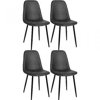 Set Napier Sillas de Comedor Simulacro de Cuero