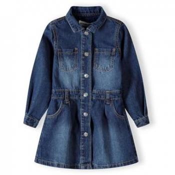 MINOTI Mädchen Jeanskleid in Blau