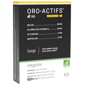 SYNACTIFS OROACTIFS PASTILLES BIO X24