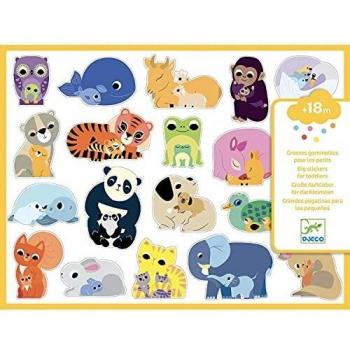 Gommettes Animales Mamás y Bebés