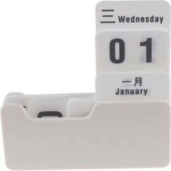 Eeuwigdurende DIY Flip-Kalender voor Bureau en Klassenzimmer