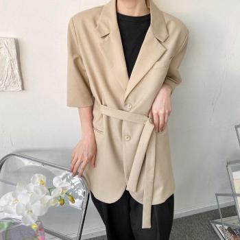 Men's Spring Casual Black Suit