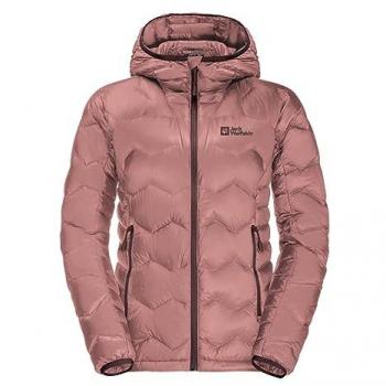 Jack Wolfskin Daunenjacke ALPSPITZE DOWN HOODY W für Damen, mit Kapuze, Größe XS, rosa