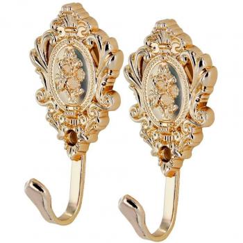 2 Pack Rose Pattern Curtain Tiebacks