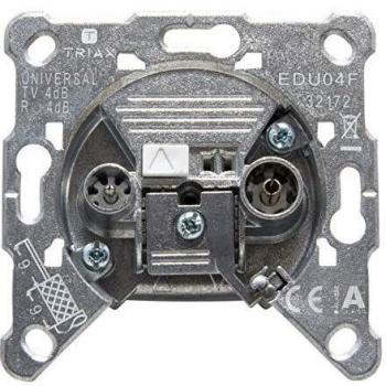 Triax EDU 04 F Antennensteckdose 2-fach Stichdose