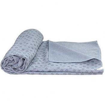 Tunturi 180 x 63 cm Grey Towel with Carry Bag