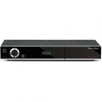 TechniStar S1+ SatReceiver (HDTV + HD+ Karte + integrierter VideoRecorder) – Schwarz
