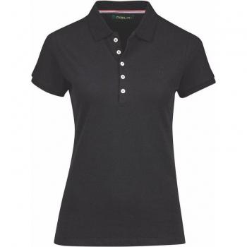 Small Black Cap Sleeve Polo by Dublin Lily