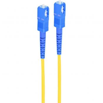 SHIVERPEAKS FO Patch Cable, Simplex, SC to SC, UPC, 9/125µ, OS2, Yellow, 0.5m
