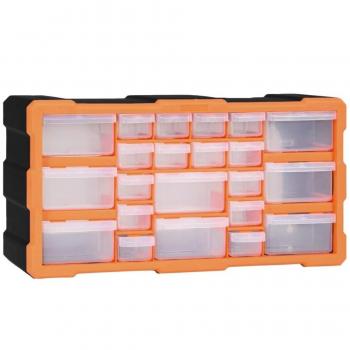 VidaXL Organizador de Mesa com 22 Gavetas 49x16x25,5 cm