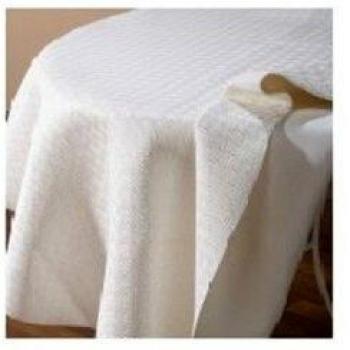 Nappe Antitache Ronde 135 cm Blanche