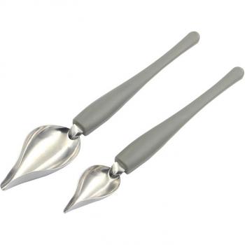 Set cuillères pâtisserie – Inox longue poignée
