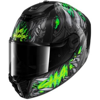Shark Spartan RS Shaytan Integralhelm Schwarz-Grün L für Männer