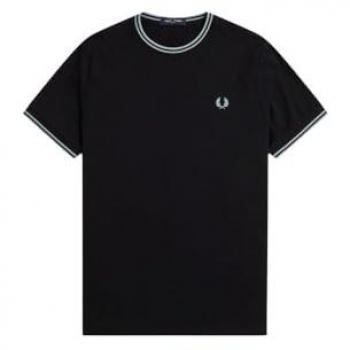 T-shirt Fred Perry Twin Tipped classique Noir