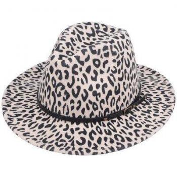 Vintage Women's Trilby Hat with Wide Brim