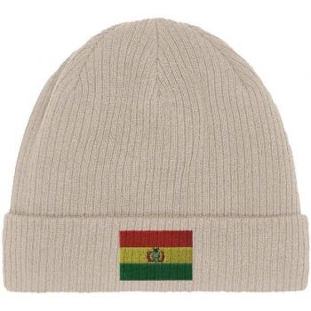 Neutral Beige Bolivian Flag Cap