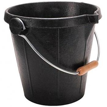 Rubi Rubber Bucket with Wooden Handle 14L