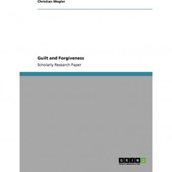 Guilt and Forgiveness