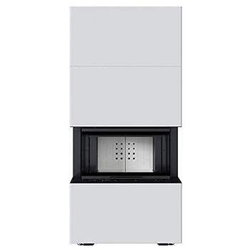 Easy Box 7 kW Lareira Modulada en Bianco Preto