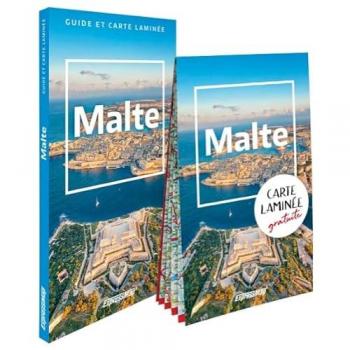 Malte : guide et carte laminée