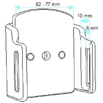 Accessorio per smartphone con inclinazione regolabile Brodit 511307 Holder Passivo