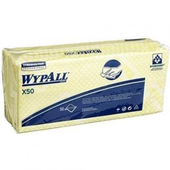 Wypall X50 Cleaning Cloths Yellow Pack of 50