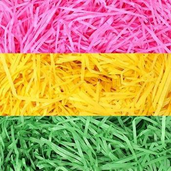 JOYIN 280g (10 oz.) Easter Grass Recyclable Paper Shred