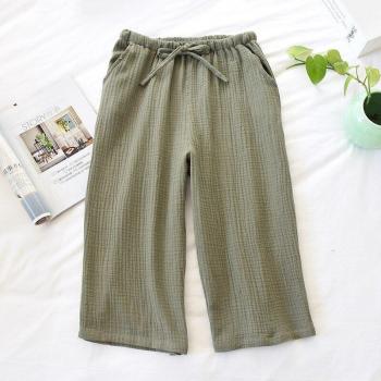 Pyjama homme en coton léger – pantalons de nuit confortables
