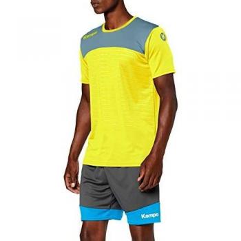 Kempa Emotion 2.0 Unisex Casual Shirt – Yellow, Small