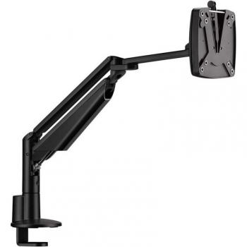 Support d’écran mobile Novus Clu III C – Compatible 19‑27, VESA 100x100, poids max 7 kg, table clamp, pivot/inclinaison/hauteur réglables – Noir