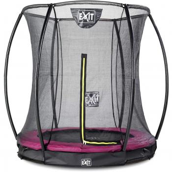 EXIT Silhouette Bodentrampolin 183cm mit Sicherheitsnetz