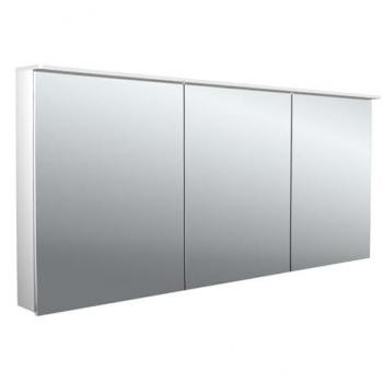 Emco flat 2 LED Lichtspiegelschrank 3-türig, 1600x711mm, Aluminium