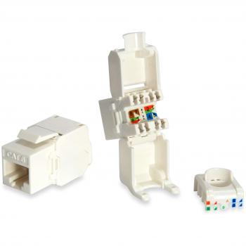 Conector cat.6 conceptronic unshielded keystone 8 unidades