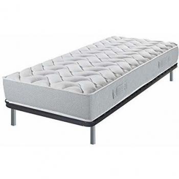 Matelas et sommier Maryland 90x200 – Mousse à soutien ferme, fabriqué en France