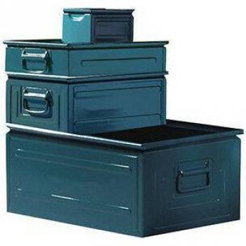 Scatola Trasporto Acciaio Blu-Grigio L140x200x130
