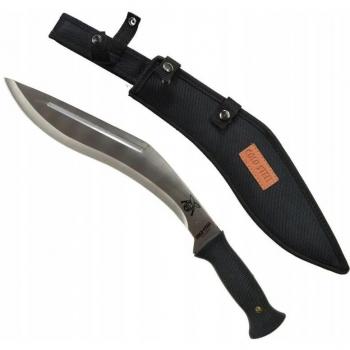 Cuchillo de Guerra Machete 45 cm, Acero Inoxidable, Estuche y Bayoneta