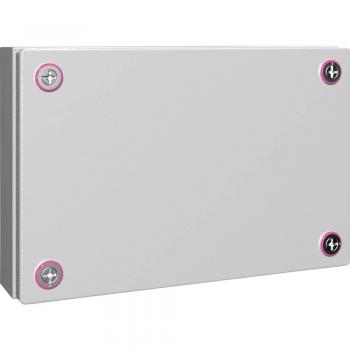 Rittal KX 1517.000 Surface Mounted Terminal Box, Wall-Mount Enclosure, Dimensions: 300 x 200 x 80 mm, Material: Steel Plate, Color: Light Grey, Protection Rating: IP66